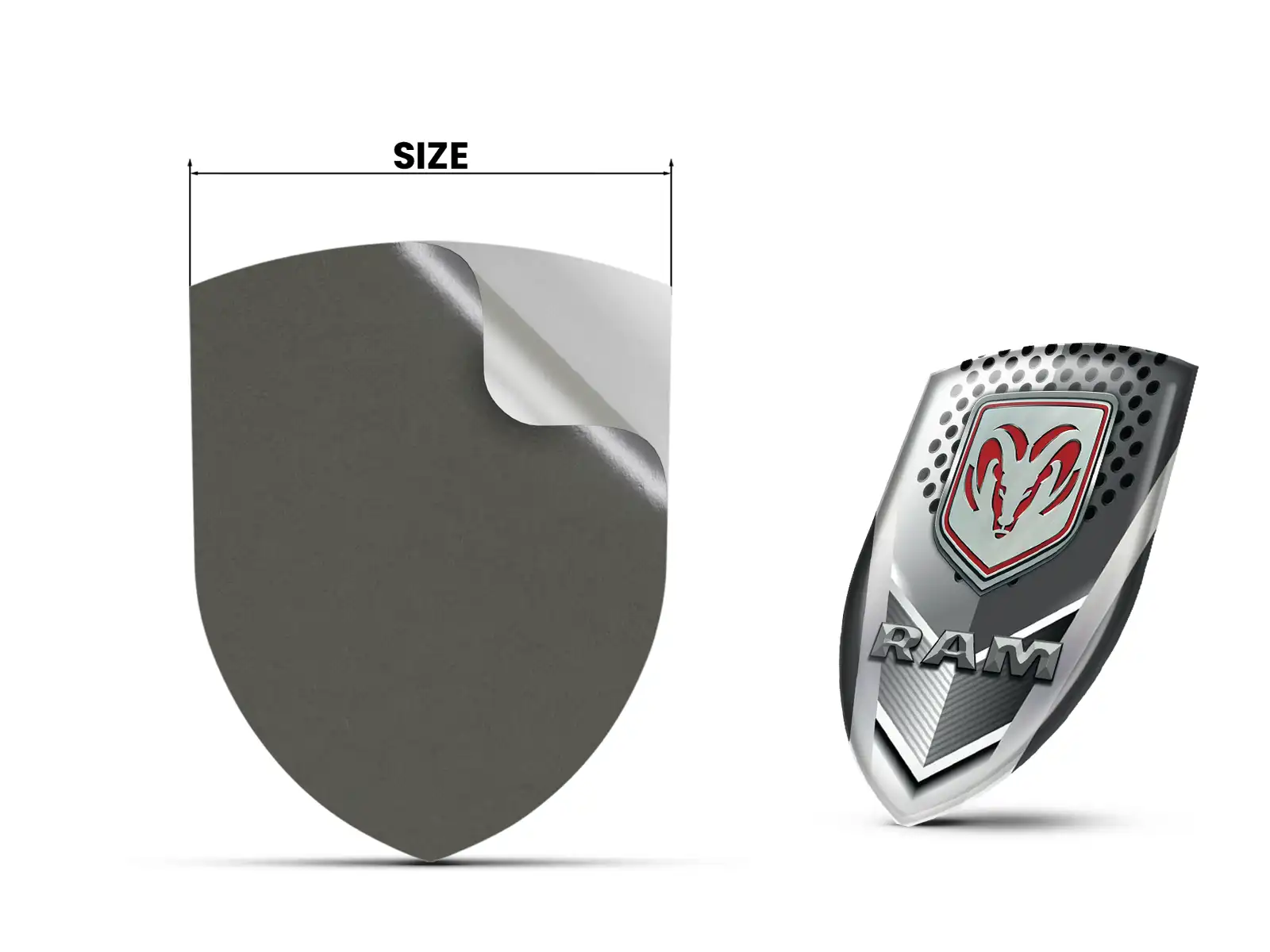 Dodge Windschutzaufkleber Premium Stilvoll Hochwertig